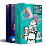 Pack 1500 Artes sublimação para canecas - Flork bento meme