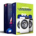 Pack 40 Artes editáveis lavanderia - Photoshop psd
