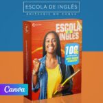 Pack 40 Artes editáveis no canva - Escola de inglês +Stories