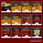 Pack 50 Artes editáveis hamburgueria Photoshop +legendas - Imagem 6
