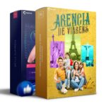 Pack 130 Artes editáveis agência de viagens Photoshop+legendas
