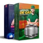 Pack 150 Artes editáveis depósito de gás Photoshop +Legendas