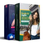Pack 130 Artes editáveis escolas de inglês Photoshop +Legendas