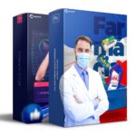 Pack 130 Artes editáveis farmácia Photoshop +Legendas