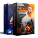 Pack 130 Artes editáveis Informática Photoshop +Legendas
