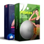 Pack 130 Artes editáveis Pilates Photoshop +Legendas