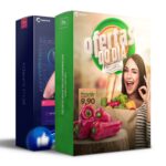 Pack 130 Artes editáveis supermercado Photoshop +Legendas