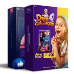 Pack 370 artes editáveis dia das crianças - Photoshop psd