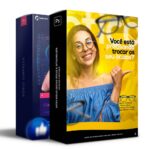Pack 200 Artes editáveis óticas e oftalmologista - Photoshop Psd