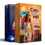 pack 290 artes editáveis carnaval - Photoshop psd