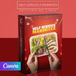 Pack 200 Artes editáveis no canva - Self Service e Marmitex +Legendas