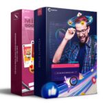 Pack 220 Artes editáveis Mídias Sociais Corel Draw +Bônus - Imagem 2