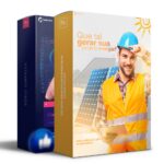 Pack 450 artes editáveis energia solar photoshop +bônus