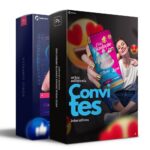 Pack 30 Artes editáveis convites interativo Photoshop psd