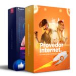 Pack 410 Artes editáveis provedor de internet photoshop +Stories