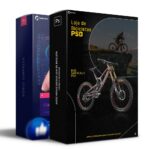 Pack 115 artes editáveis loja de bicicleta - Photoshop psd