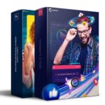 Pack 50 artes editáveis escola de inglês - Photoshop psd - Imagem 2