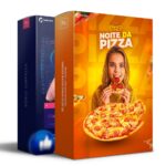 Pack 50 Artes editáveis pizzaria Photoshop+legendas