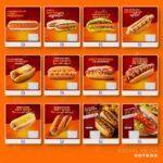Pack 50 Artes editáveis hotdog Photoshop +legendas - Imagem 6