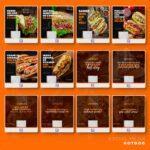Pack 50 Artes editáveis hotdog Photoshop +legendas - Imagem 4