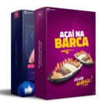 Pack 50 Artes editáveis açaí Photoshop+Legendas