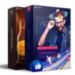 Pack 60 Artes editáveis cervejaria Photoshop+legendas - Imagem 2