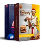 Pack 140 Artes editáveis delivery - Photoshop psd