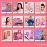 Pack 160 Artes editáveis manicure Photoshop+bônus - Imagem 8