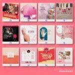 Pack 160 Artes editáveis manicure Photoshop+bônus - Imagem 6
