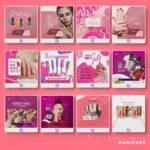 Pack 160 Artes editáveis manicure Photoshop+bônus - Imagem 4