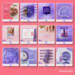 Pack 160 Artes editáveis manicure Photoshop+bônus - Imagem 2