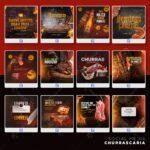 Pack 300 Artes editáveis churrascaria Photoshop psd - Imagem 10