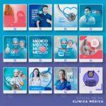 Pack 410 Artes editáveis clínica médica, Médico , Saúde Photoshop+Bônus - Imagem 9
