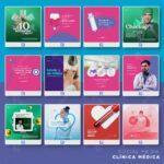 Pack 410 Artes editáveis clínica médica, Médico , Saúde Photoshop+Bônus - Imagem 7
