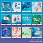 Pack 410 Artes editáveis clínica médica, Médico , Saúde Photoshop+Bônus - Imagem 5