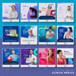 Pack 410 Artes editáveis clínica médica, Médico , Saúde Photoshop+Bônus - Imagem 2