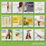 Pack 120 Artes editáveis nutricionista Photoshop +legendas - Imagem 4
