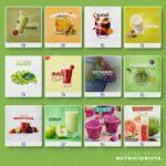 Pack 120 Artes editáveis nutricionista Photoshop +legendas - Imagem 3