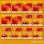 Pack 100 Artes editáveis frango frito Photoshop +Legendas - Imagem 3