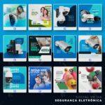 Pack 165 Artes editáveis segurança eletrônica Photoshop psd - Imagem 5