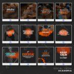 Pack 120 Artes editáveis academia e crossfit Photoshop +legendas - Imagem 6