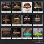 Pack 120 Artes editáveis academia e crossfit Photoshop +legendas - Imagem 4