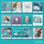 Pack120 Artes editáveis dentista, odontologia photoshop +Bônus - Imagem 9