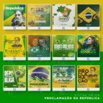 Pack 290 artes editáveis Photoshop - Proclamação da república - Imagem 9