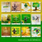 Pack 290 artes editáveis Photoshop - Proclamação da república - Imagem 8