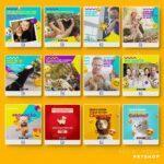 Pack 125 Artes editáveis pet shop Photoshop+Legendas - Imagem 5