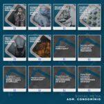Pack 130 Artes editáveis administração de condomínio Photoshop+legendas - Imagem 8