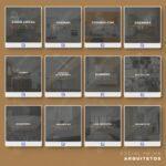 Pack 130 Artes editáveis arquitetos Photoshop +legendas - Imagem 7