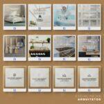 Pack 130 Artes editáveis arquitetos Photoshop +legendas - Imagem 4