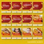 Pack 130 Artes editáveis cachorro quente Photoshop+legendas - Imagem 6